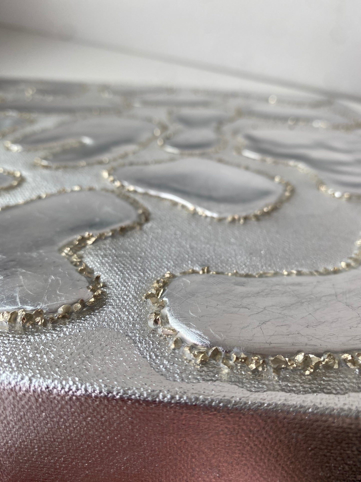 AZULEJOS DE PLATA: Espejos del Alma en 40x40 cm by Miriam Herencias