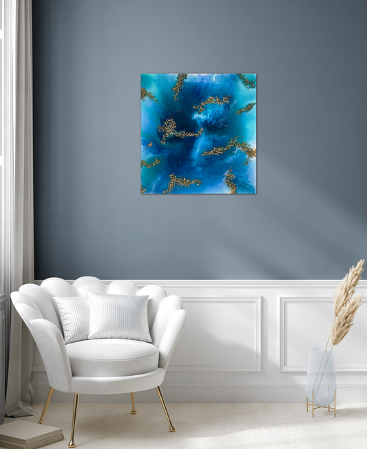 ÉTER CELESTE: Exploración del Universo en 30x30 cm by Miriam Herencias