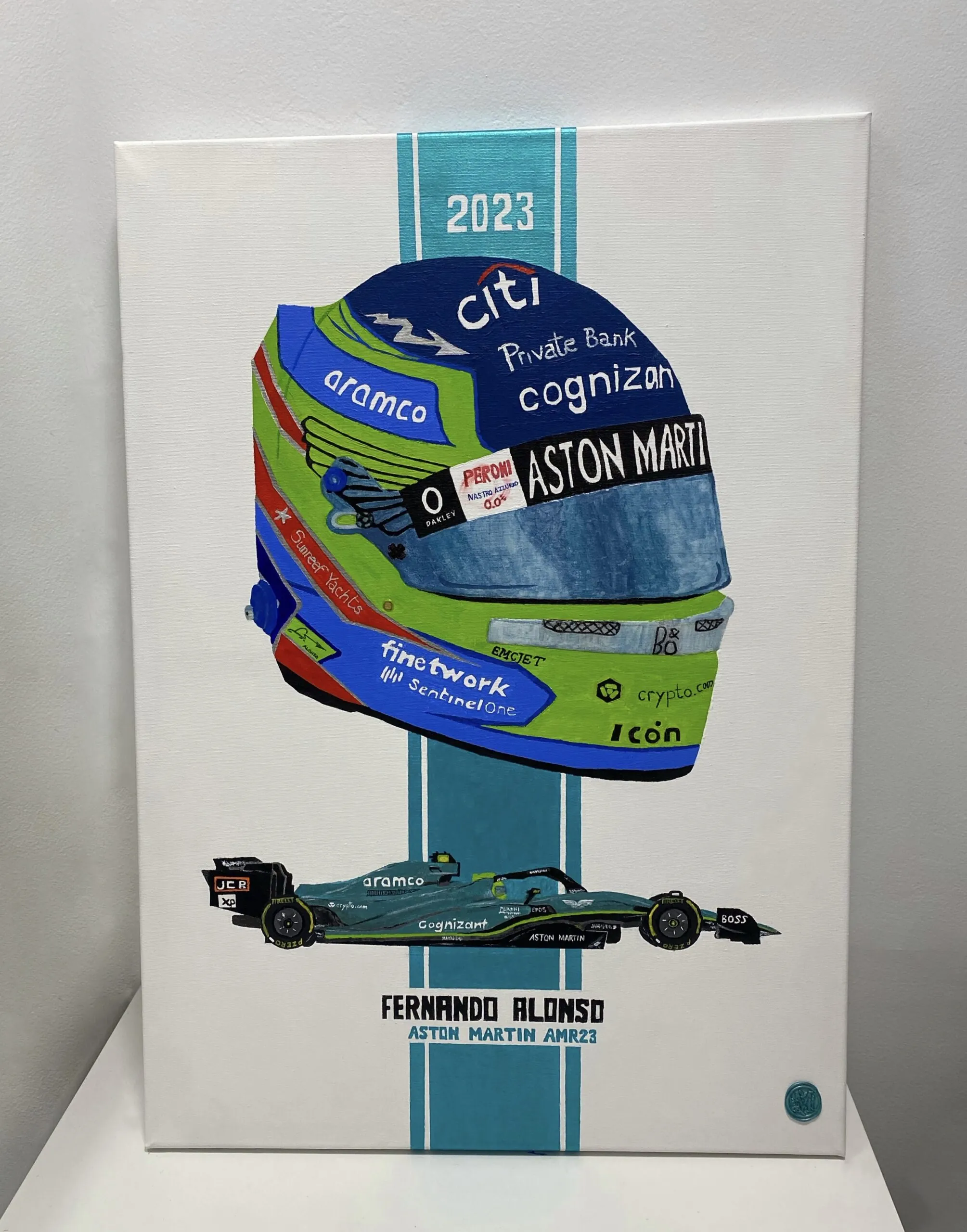 F1 Sobre Lienzo - Imagen 2